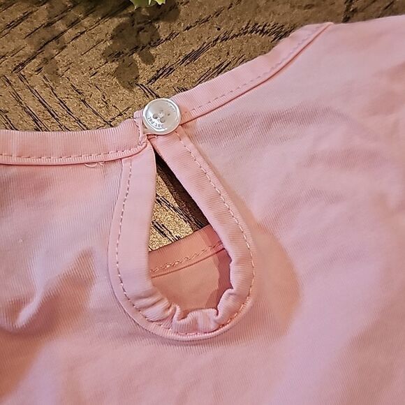 Pink long sleeve ruffle top 4-5T - Picture 8 of 10